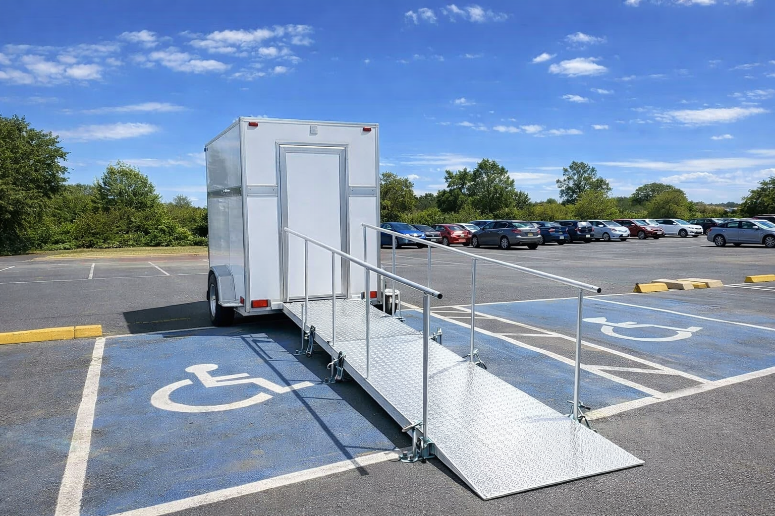 Mobility Trailer in Car Park